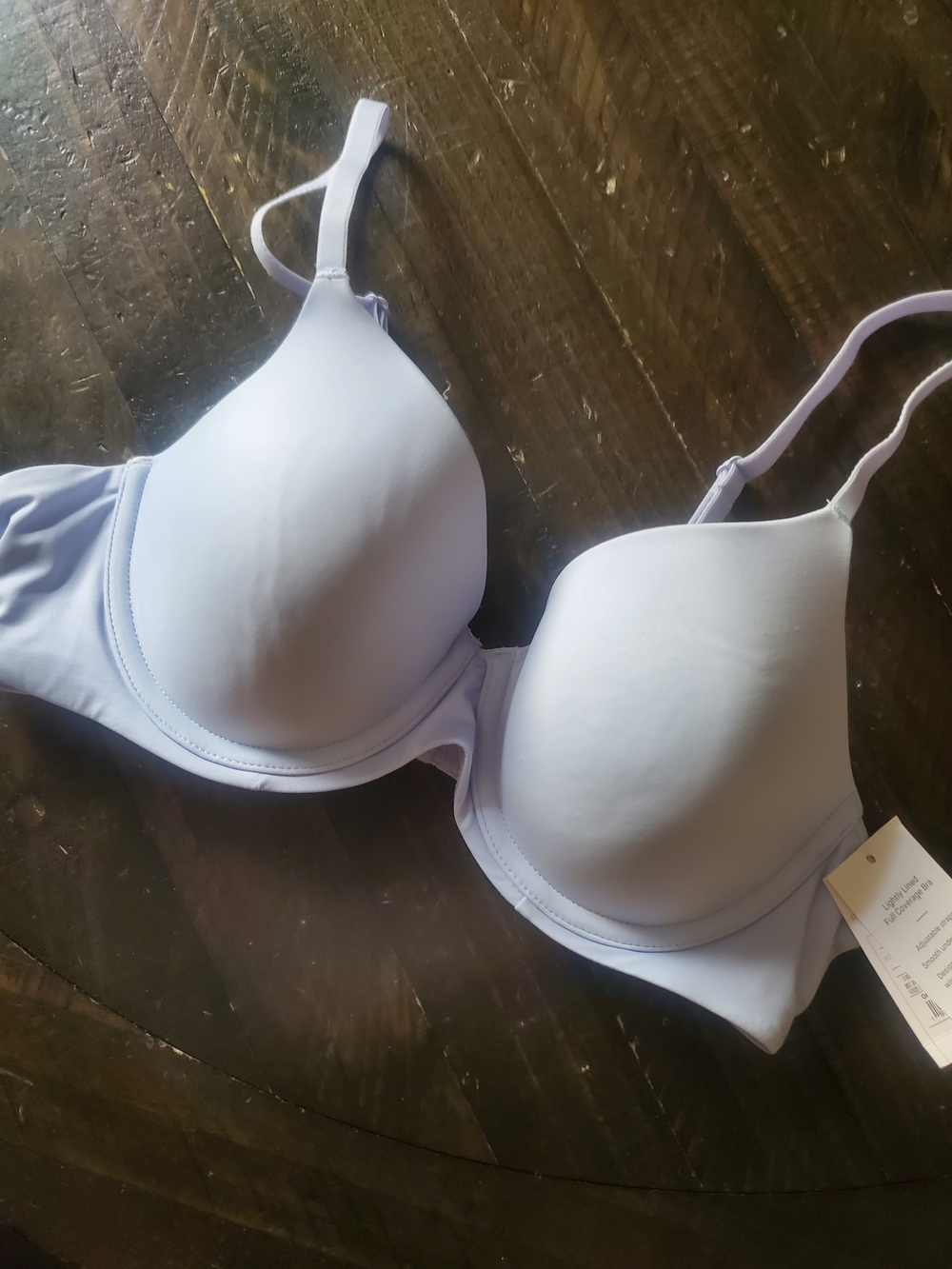 Auden Light Baby Blue Lightly Lined Full Coverage Bra